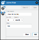 Set Active Filter - Configure Filter